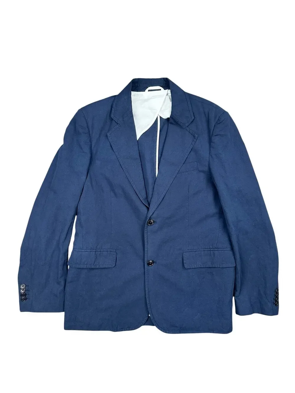 Alex Mill Cotton Linen Cooper Blazer Navy NWT — Size Medium